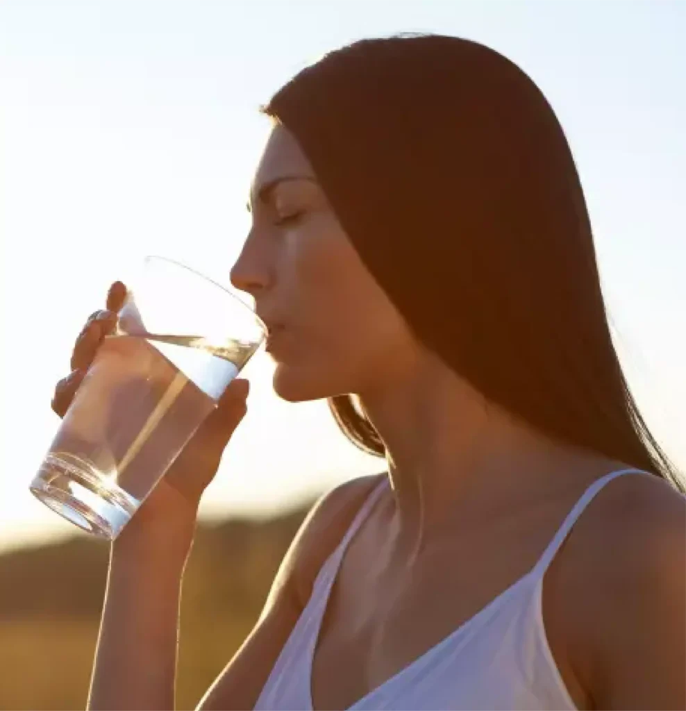 Woman Drinking Water